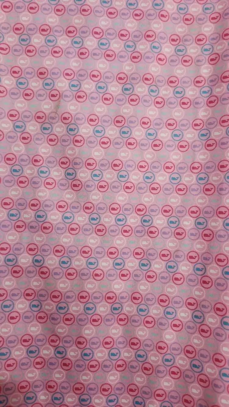 Vineyard Vines Girls Performance Pink Whale Print Dress Size M (10-12)